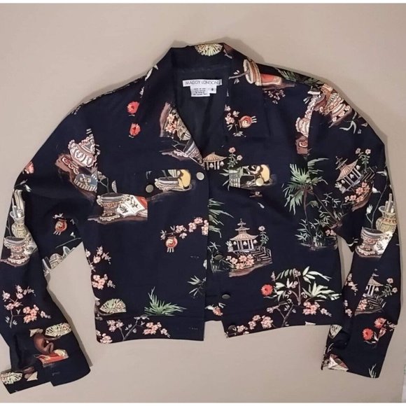 Maggy London Jackets & Blazers - Vintage Maggy London Jacket Top Blazer Made In The USA Sz-8